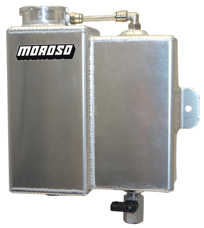 Moroso Universal Coolant Expansion & Recovery Tank - Billet Filler Neck - 1.25qt Expansion Tanks Moroso