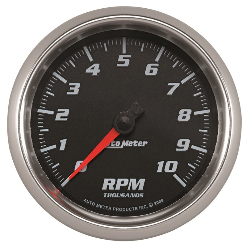 Autometer Pro-Cycle Gauge Tachometer 3 3/8in 10K Rpm Black Gauges AutoMeter