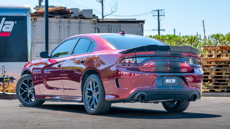 Borla 19-23 Dodge Charger GT 3.6L V6 RWD S-Type Catback Exhaust - Black Chrome Tips Catback Borla