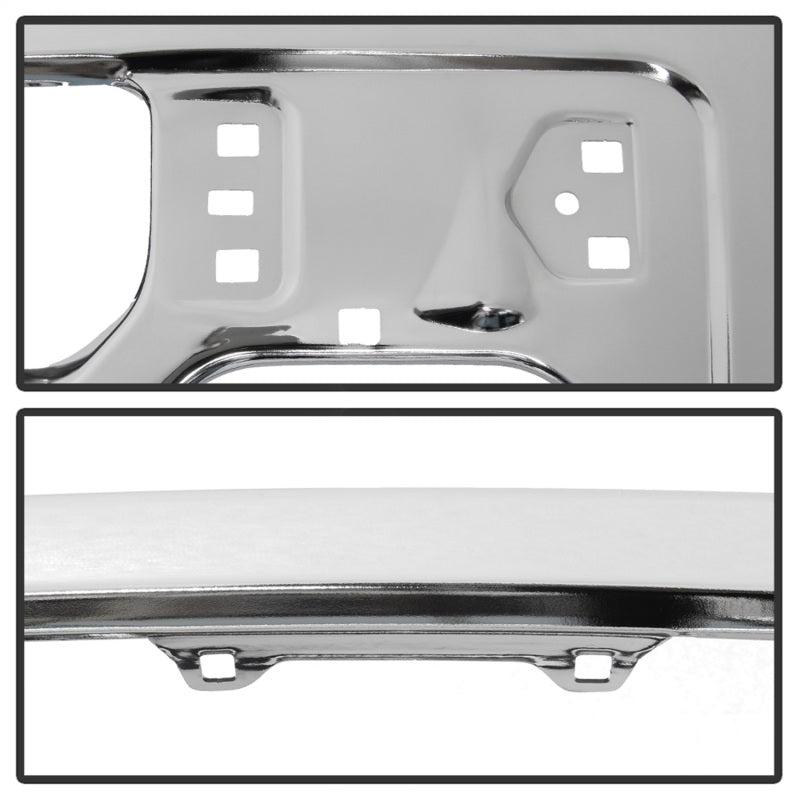 Spyder Ford F150 09-14 w/o Fog Light Hole Front Bumper - Chrome (OEM # 9L3Z17757A) Bumper Accessories SPYDER