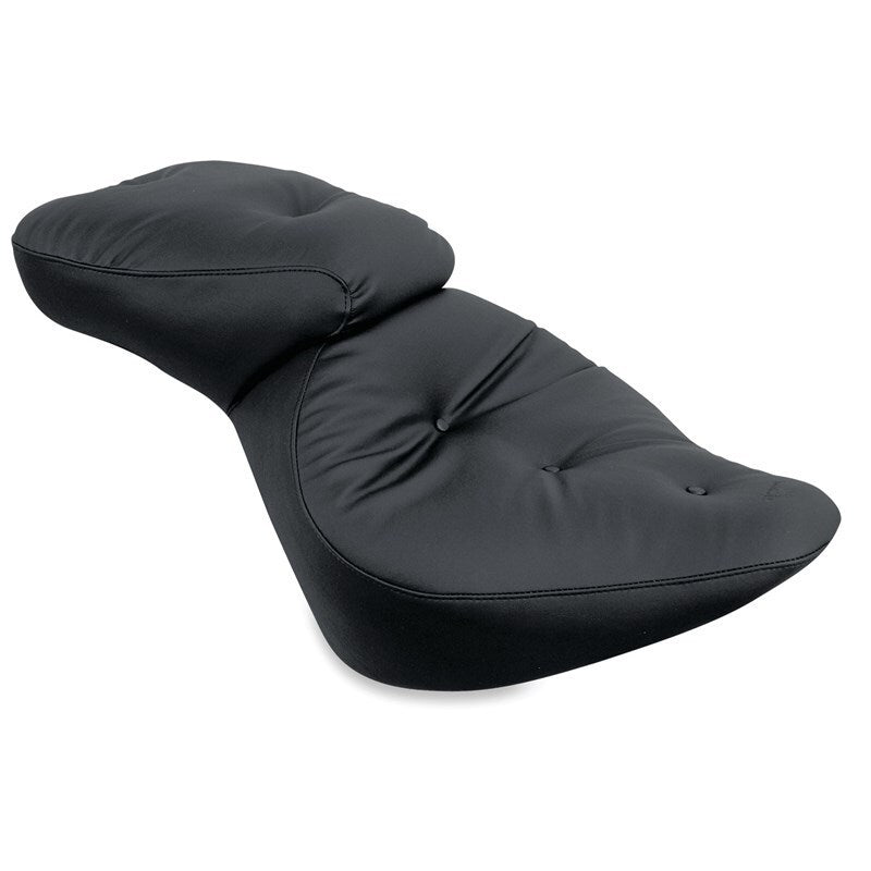 Mustang 06-17 Harley Softail Wide Tire (200mm) Wide Touring 1PC Seat Regal - Black One-Piece Motorcycle Seats Mustang Motorcycle