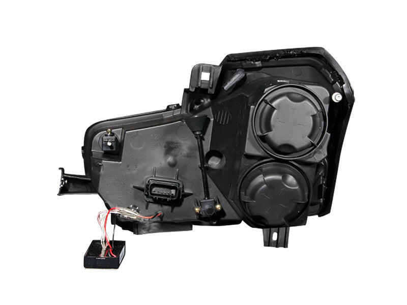 ANZO 2003-2007 Cadillac CTS Projector Headlights w/ Halo Black (CCFL) Headlights ANZO