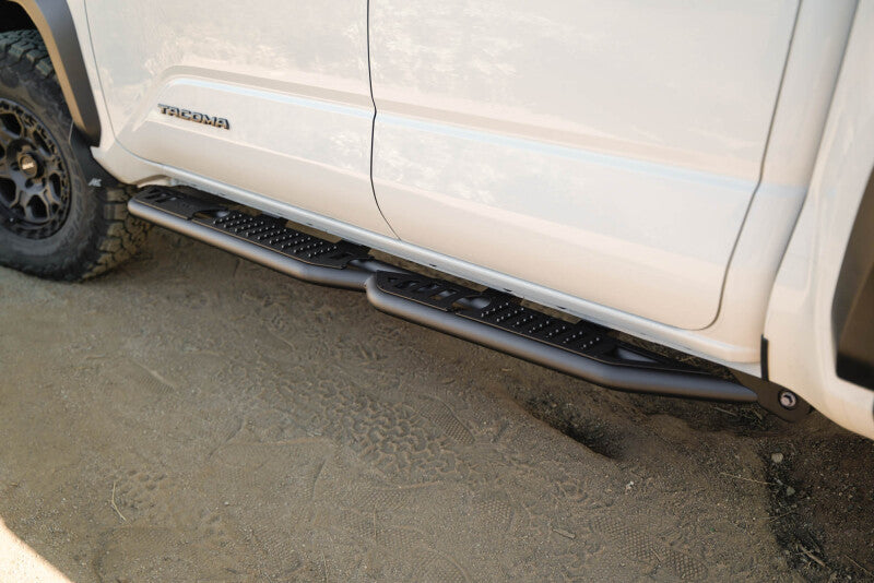 DV8 24-25 Toyota Tacoma Double Cab OE Plus Side Steps Skid Plates DV8 Offroad