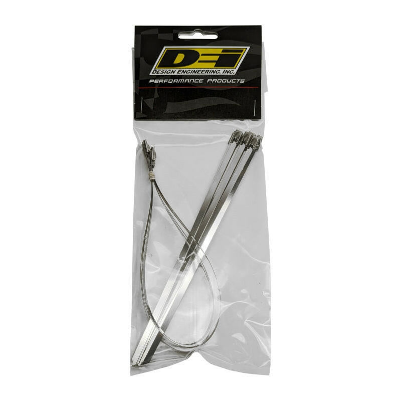 DEI Stainless Steel Locking Tie Eight 8in and Four 14in per pack Clamps DEI