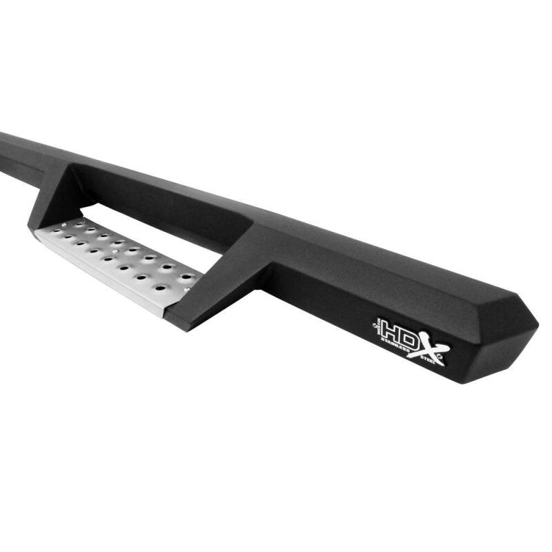 Westin 19-23 1500 Classic CC / 10-23 2500/3500 CC 6.5ft. HDX SS Drop W2W Nerf Step Bars - Tex. Blk Nerf Bars Westin