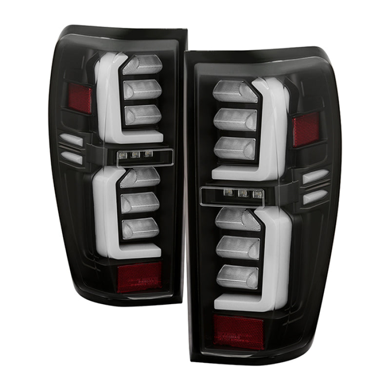 Spyder GMC Sierra 19-20 Incandescent Bulb Model Only LED Tail Lights - Black ALT-YD-GS19-LED-BK Tail Lights SPYDER