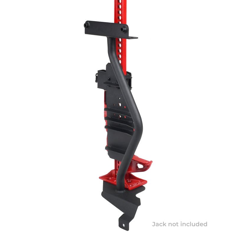 Go Rhino 18-24 Jeep Wrangler JL/JLU/JT Front Fender Jack Mount for Hi-Lift Jack - Tex. Blk Jacks Go Rhino