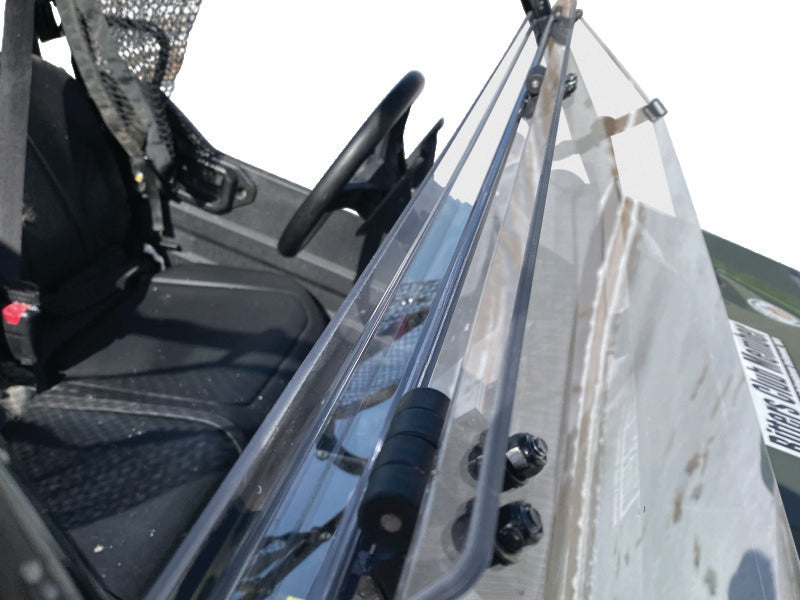 QuadBoss 16-22 Honda SXS1000 Pioneer 1000 Windbreak Folding Windshield Windshields QuadBoss