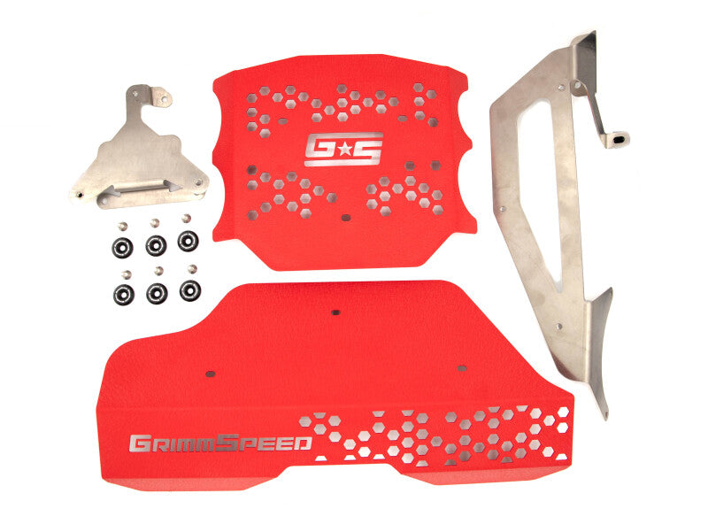 GrimmSpeed 2022+ Subaru BRZ/2022+ Toyota GR86 Engine Cover Kit - Red Engine Covers GrimmSpeed