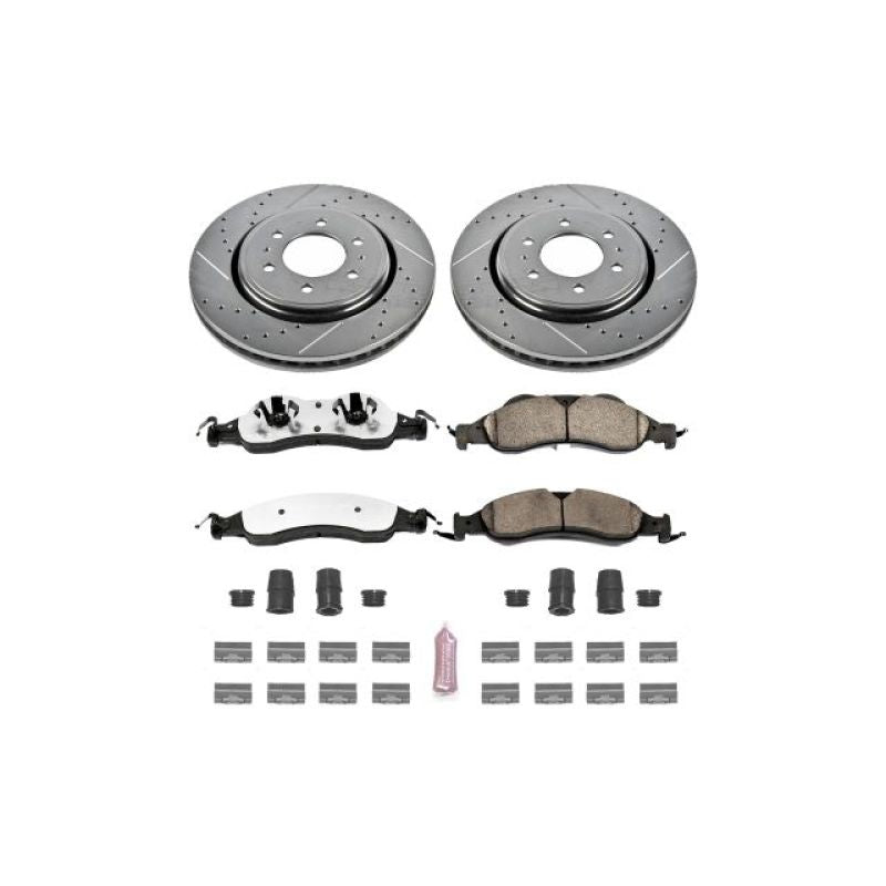 Power Stop 07-09 Ford Expedition Front Z36 Truck & Tow Brake Kit Brake Kits - Performance D&S PowerStop