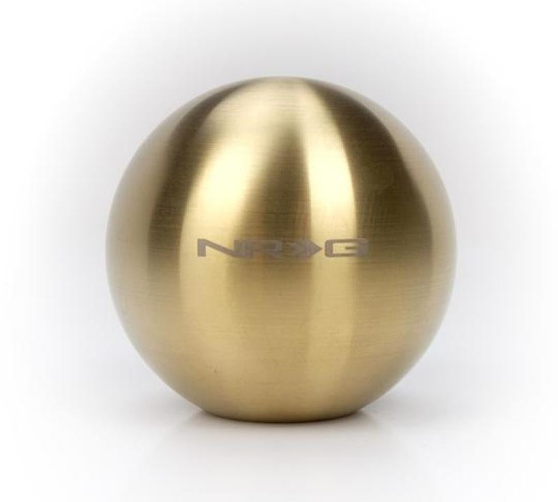 NRG Chrome Gold Titanium Round Shifter Heavy Weight Shift Knobs NRG