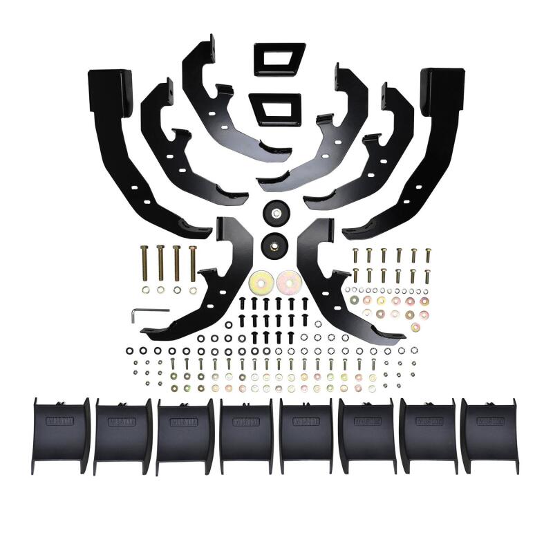 Westin 2020 Chevy Silverado 2500/3500 Crew Cab (6.5ft Bed) PRO TRAXX Oval W2W Nerf Step Bars - Black Nerf Bars Westin