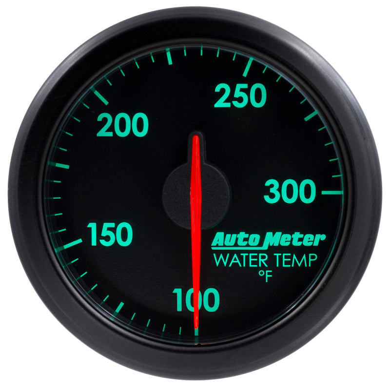 Autometer Airdrive 2-1/6in Water Temperature Gauge 100-300 Degrees F - Black Gauges AutoMeter