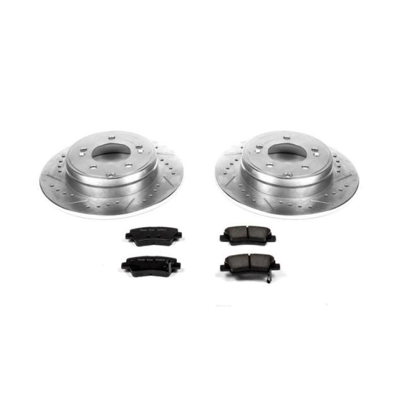 Power Stop 12-17 Hyundai Azera Rear Z23 Evolution Sport Brake Kit Brake Kits - Performance D&S PowerStop