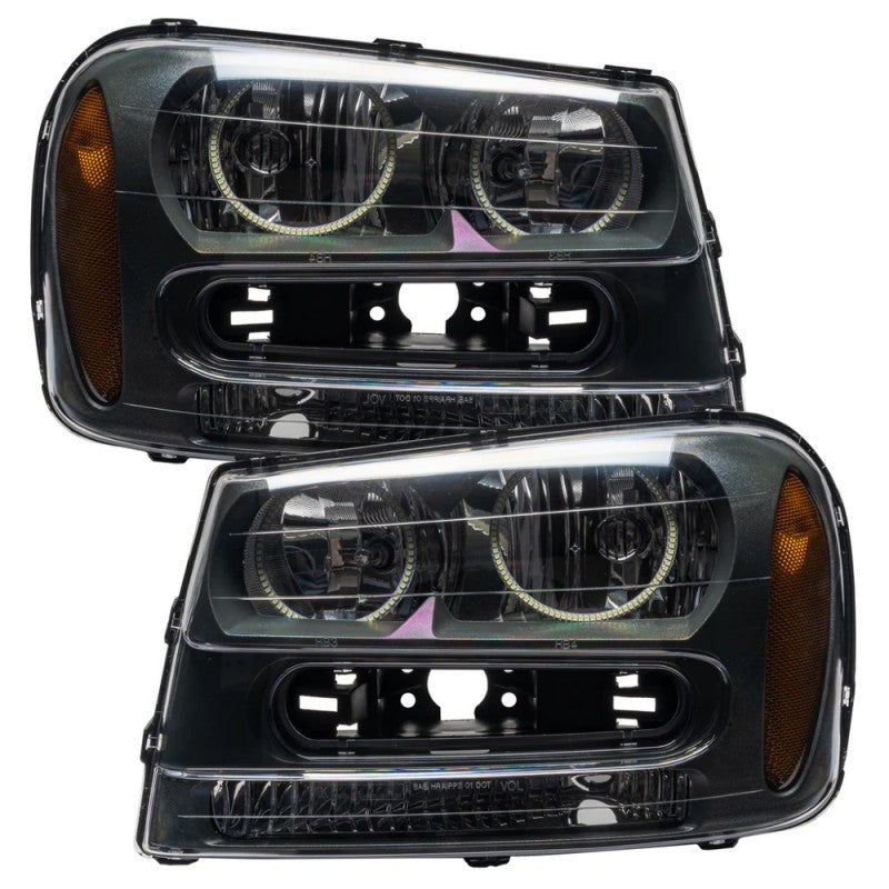 Oracle 02-09 Chevrolet Trail Blazer SMD HL - ColorSHIFT w/ BC1 Controller Headlights ORACLE Lighting