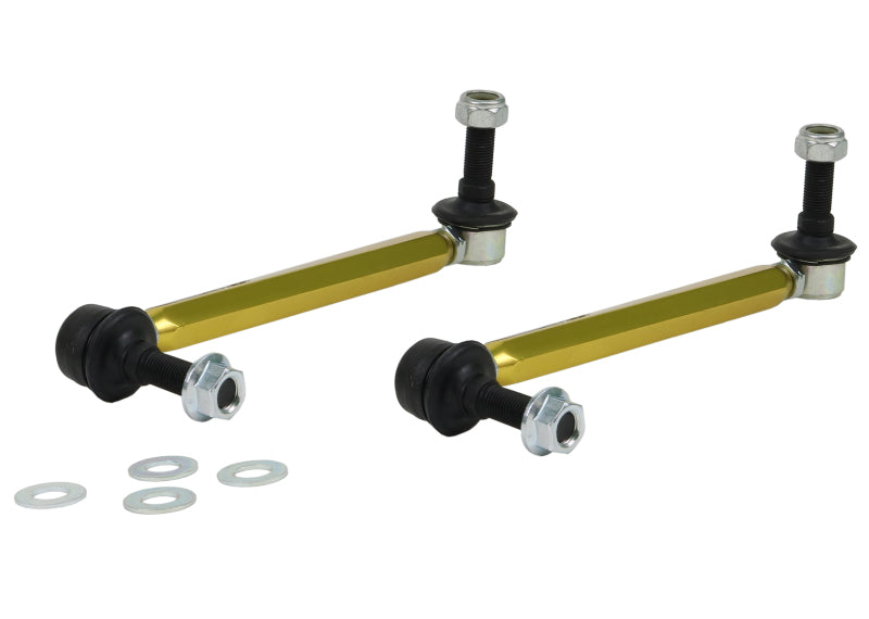 Whiteline Universal Sway Bar - Link Assembly Heavy Duty Adjustable 12mm Steel Ball/Ball Style Sway Bar Endlinks Whiteline