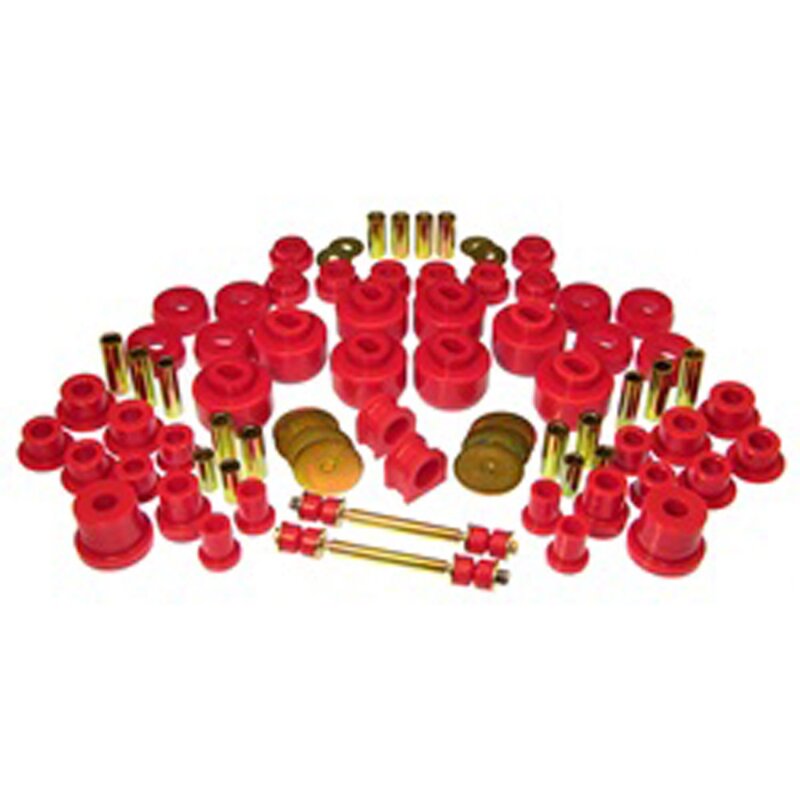 Prothane 07-14 Chevy Silverado 4wd Total Kit - Red Bushings - Full Vehicle Kits Prothane