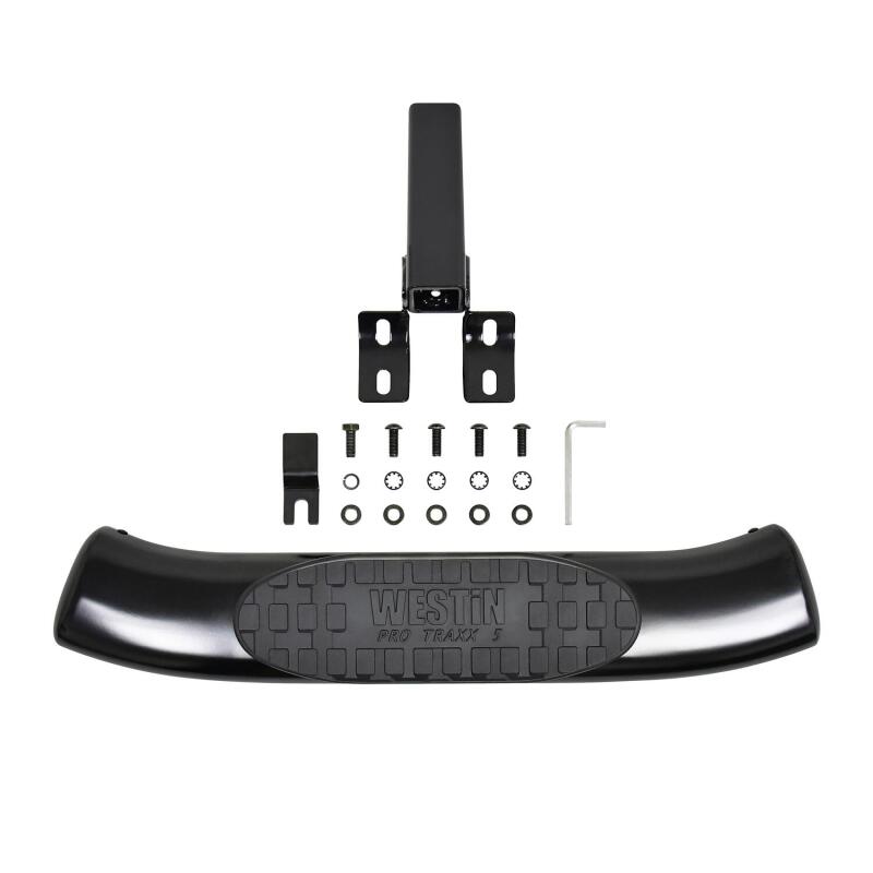 Westin PRO TRAXX 5 Hitch Step 27in Step 2in Receiver - Black Hitch Accessories Westin