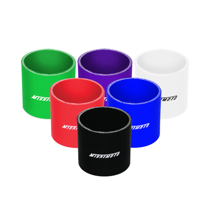 Mishimoto 3.0 Inch Black Straight Coupler Silicone Couplers & Hoses Mishimoto