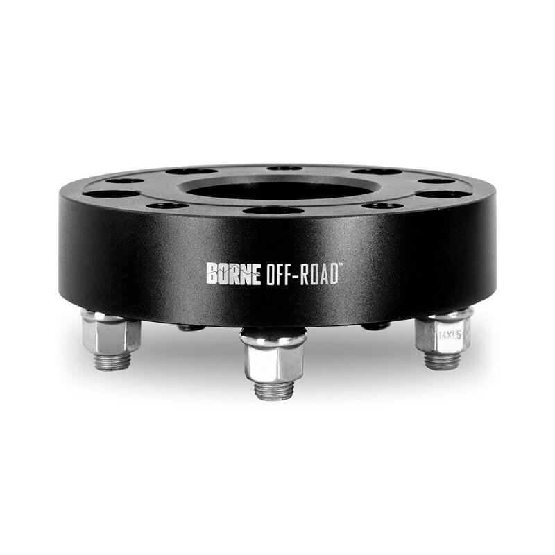 Borne Off-Road Wheel Spacers - 5x127 - 71.6 - 38.1mm - M14 - Black Wheel Spacers & Adapters Borne Off-Road