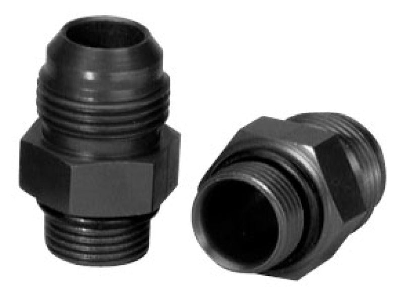 Moroso Dry Sump/External Oil Pump Fitting -10An to -12An w/O-Ring - Aluminum - 2 Pack Fittings Moroso