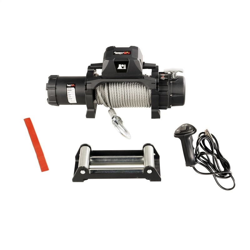 Rugged Ridge Trekker C10 Winch 10000lb Cable Wired Winches Rugged Ridge