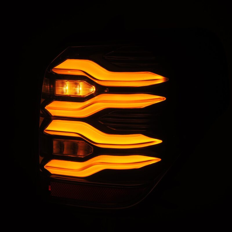 AlphaRex 10-21 Toyota 4Runner LUXX LED Taillights Alpha Blk w/Activ Light/Seq Signal Tail Lights AlphaRex