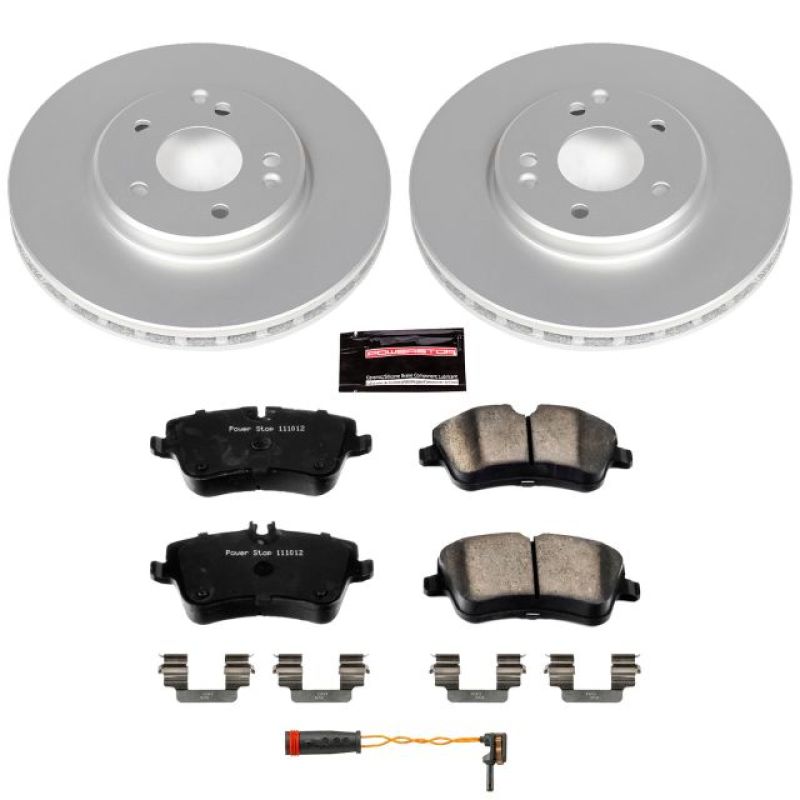 Power Stop 06-08 Mercedes-Benz SLK280 Front Z23 Evolution Sport Coated Brake Kit Brake Kits - Performance D&S PowerStop