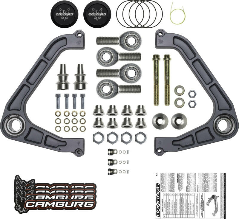 Camburg Chevy/GMC 1500 2WD/4WD 19-23 KINETIK V2 Performance Billet Uniball Upper Arms Suspension Arms & Components Camburg
