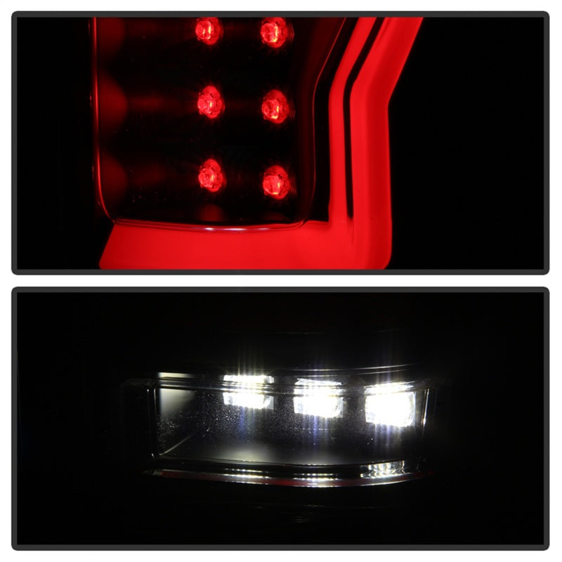 Spyder Ford F150 04-08 Styleside Tail Light V2 - LED - Black Smoke ALT-YD-FF15004V2-LBLED-BSM Tail Lights SPYDER