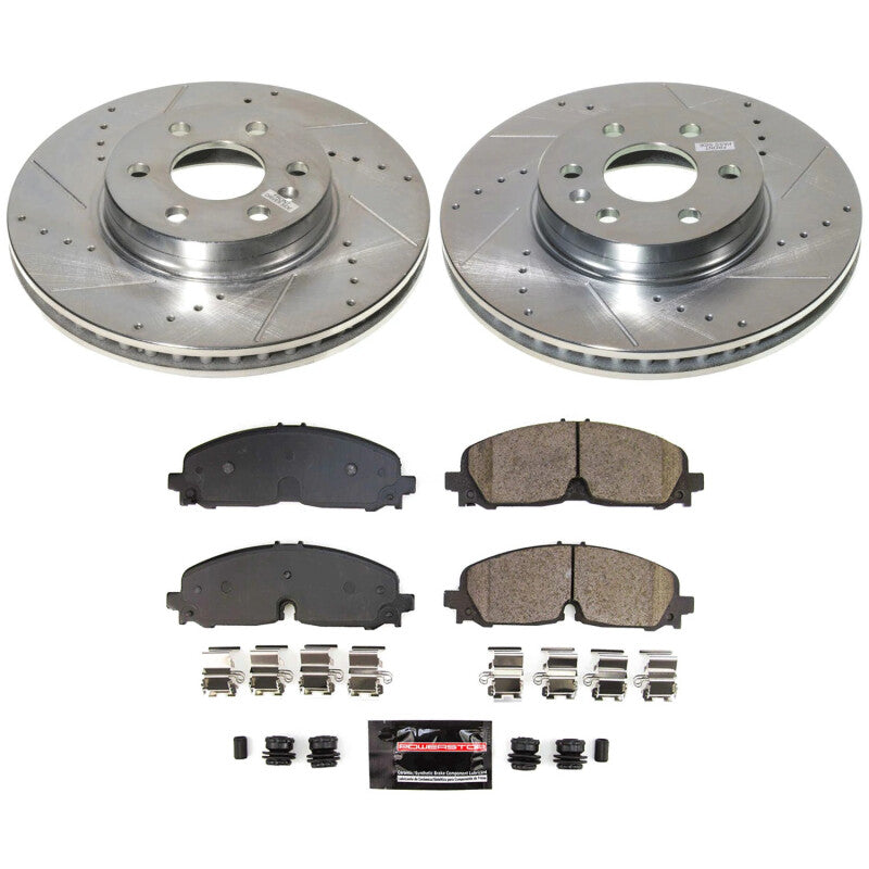 Power Stop 21-22 Chevrolet Colorado Front Z23 Evolution Brake Kit Brake Kits - Performance D&S PowerStop