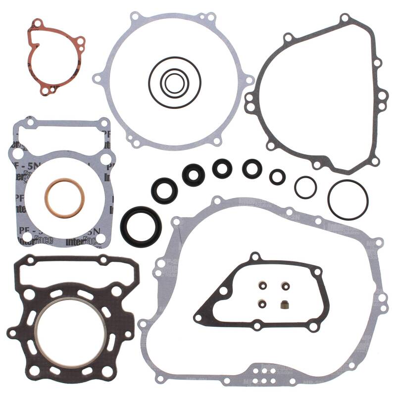 Vertex Gaskets 94-96 Kawasaki KLX250R Complete Gasket Kit w/ Oil Seals Engine Hardware Vertex Pistons