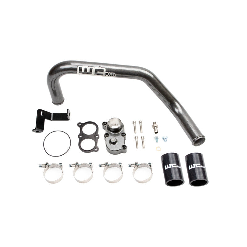 Wehrli 06-10 Duramax LBZ/LMM Thermostat Housing Kit For Dual CP3 - Gloss White Thermostat Housings Wehrli