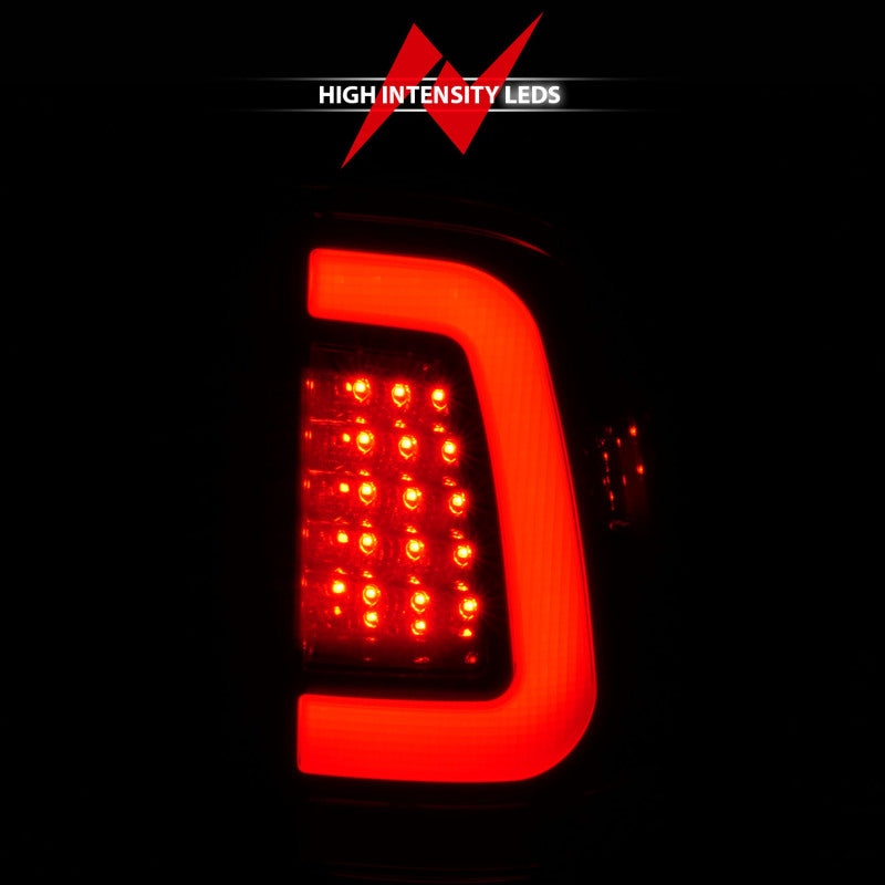 ANZO 2008-2016 Ford F-250 LED Taillights Chrome Housing Red/Clear Lens (Pair) Tail Lights ANZO