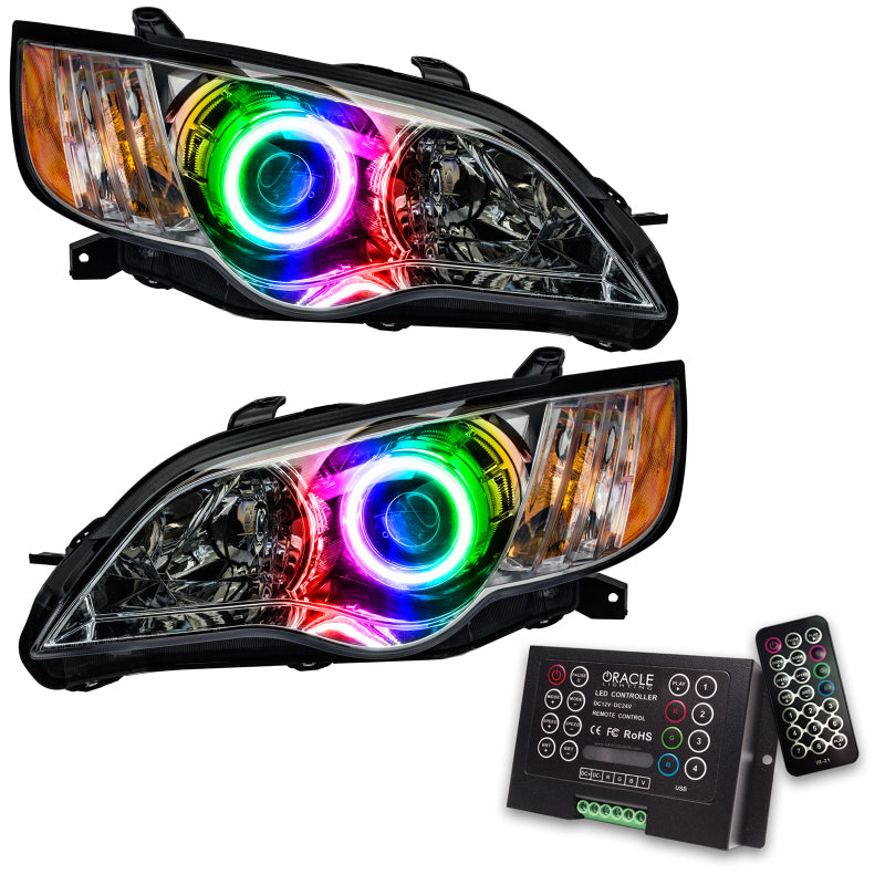 Oracle 08-09 Subaru Legacy Sedan SMD HL - ColorSHIFT w/ 2.0 Controller Headlights ORACLE Lighting