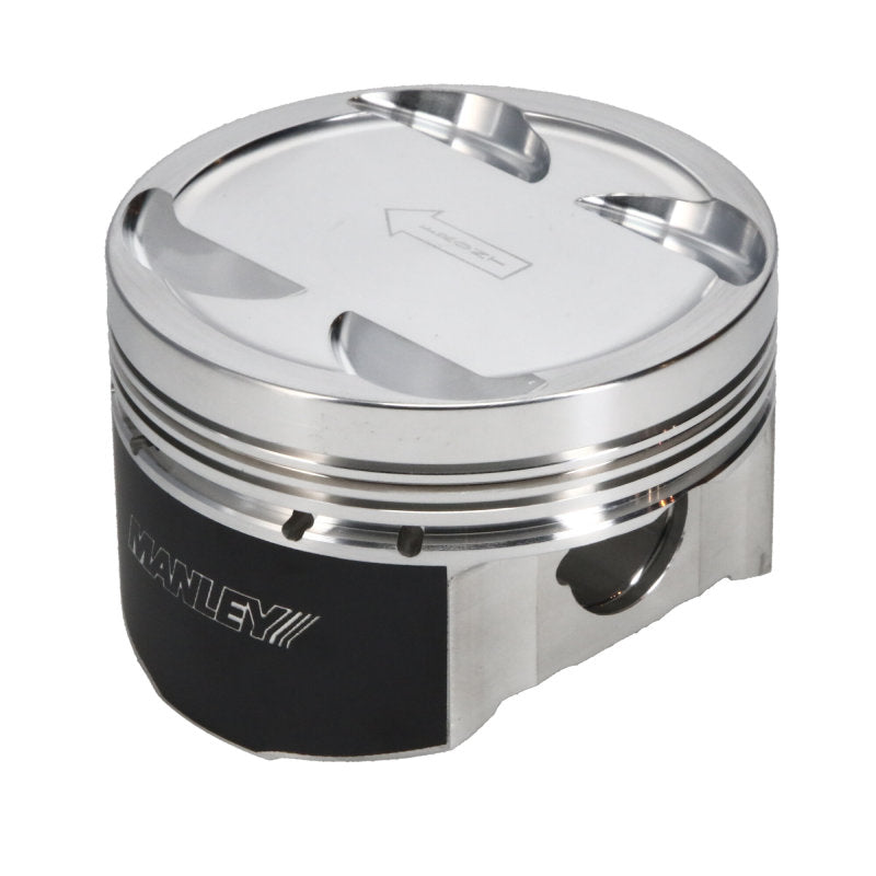 Manley 03-06 Mitsubishi Evo 8/9 4G63T 87mm +2.0mm Bore 8.5/9.0:1 Dish Pistons w/ Rings Piston Sets - Forged - 4cyl Manley Performance