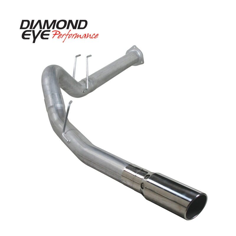 Diamond Eye KIT 4in DPF BACK Single AL: 2011 FORD 6.7L PWRSTROKE F250/F350 DPF Back Diamond Eye Performance