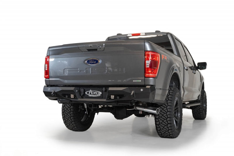Addictive Desert Designs 2021 Ford F-150 Stealth Fighter Rear Bumper w/ Back up Sensors Bumpers - Steel Addictive Desert Designs