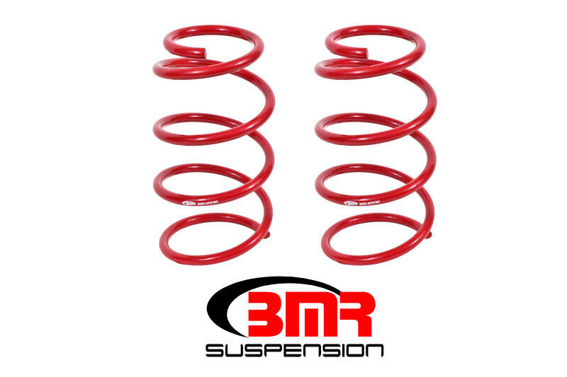 BMR 07-14 Shelby GT500 Front Drag Version Lowering Springs - Red Lowering Springs BMR Suspension