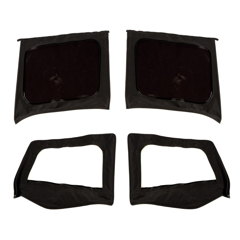 Rugged Ridge Montana Top Black Diamond W/SkinsTinted 88-95 YJ Soft Tops Rugged Ridge