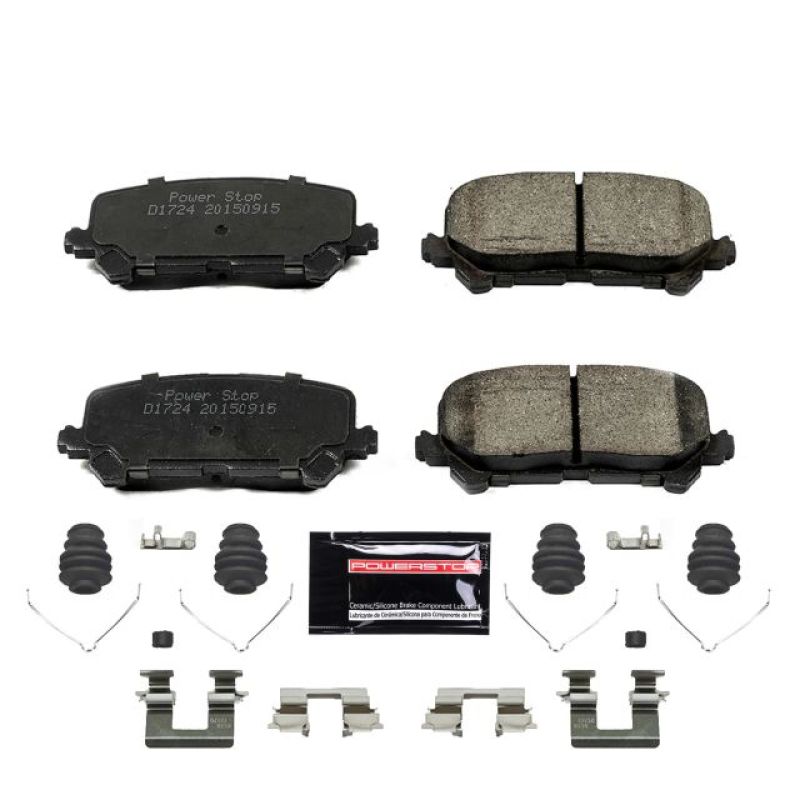 Power Stop 14-16 Acura MDX Rear Z23 Evolution Sport Brake Pads w/Hardware Brake Pads - Performance PowerStop