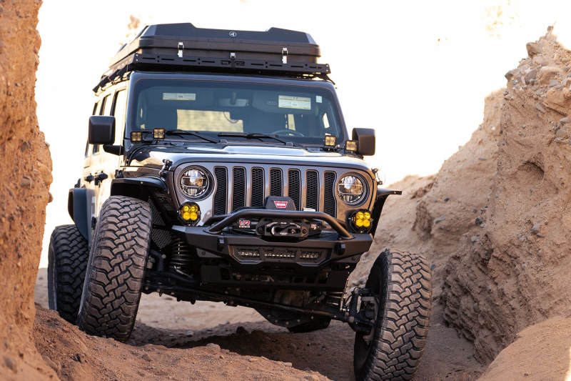 DV8 Offroad 18-23 Wrangler JL/Gladiator JT Spec Series Front Bumper Bumpers - Steel DV8 Offroad
