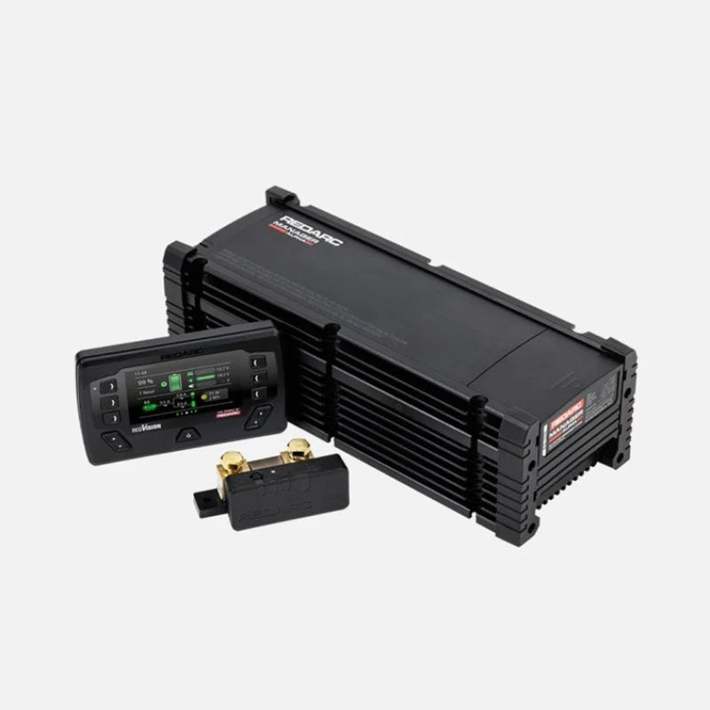 REDARC Manager Alpha50 w/RedVision Battery Chargers REDARC