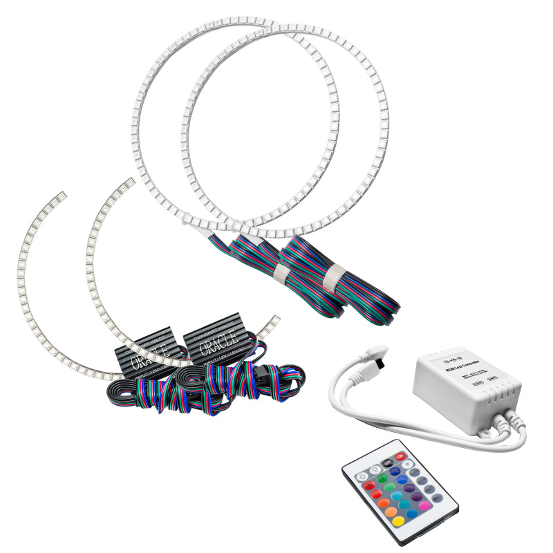 Oracle Toyota Tundra 14-17 Dual Halo Kit - ColorSHIFT w/ Simple Controller Headlights ORACLE Lighting