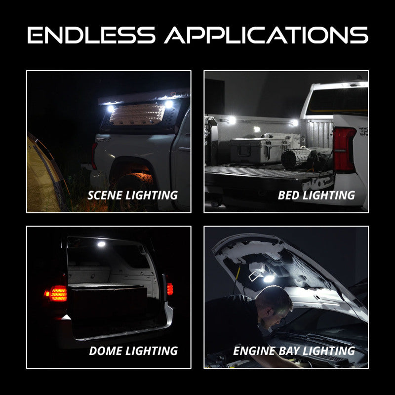 Diode Dynamics Stage Series SXS Rock Light Installer Kit RGBW M8 (4-pack) Light Accessories and Wiring Diode Dynamics