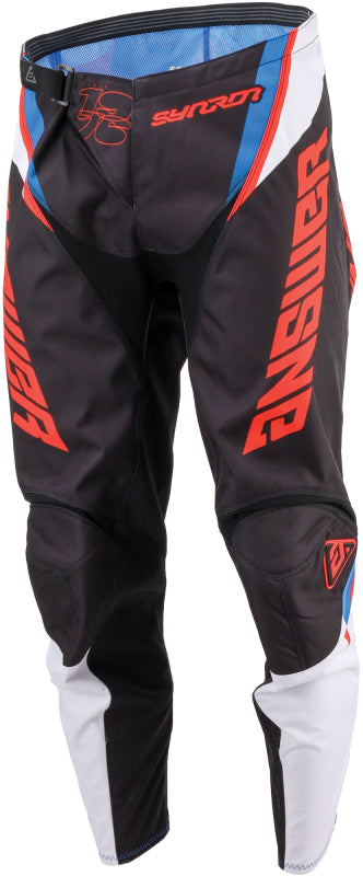Answer 25 Syncron Envenom Pants Red/White/Blue Youth Size - 22 Pants Answer