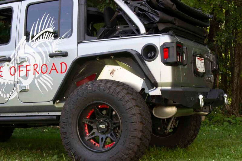 Fishbone Offroad 2018+ Jeep Wrangler JL Mako Rear Bumper Bumpers - Steel Fishbone Offroad