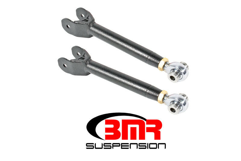 BMR 16-17 6th Gen Camaro Upper Trailing Arms w/ Single Adj. Rod Ends - Black Hammertone Suspension Arms & Components BMR Suspension