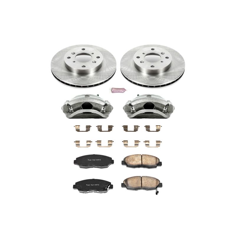 Power Stop 98-02 Honda Accord Front Autospecialty Brake Kit w/Calipers Brake Kits - OE PowerStop