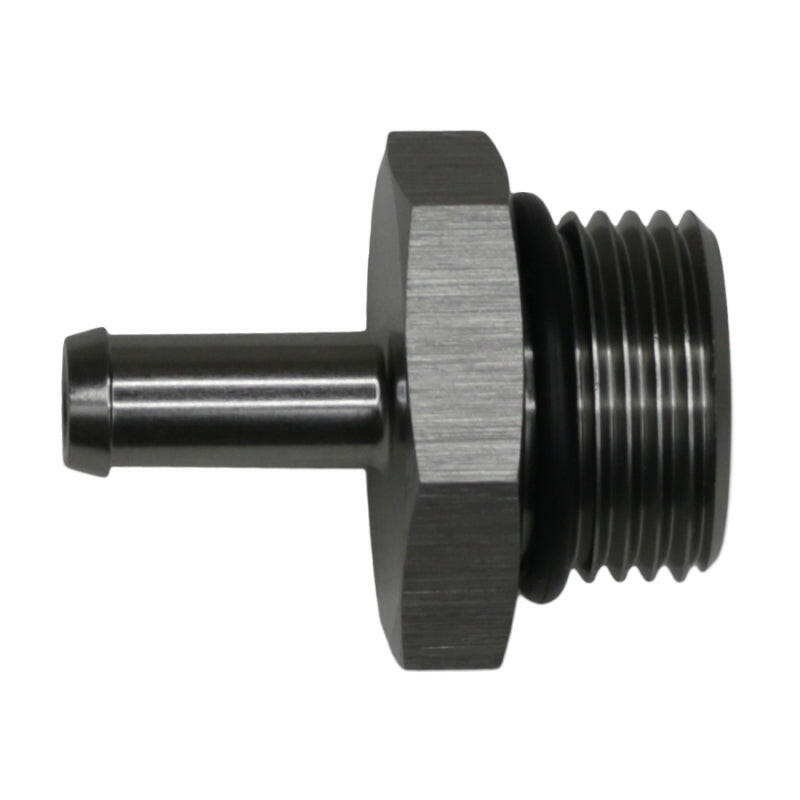 DeatschWerks 10AN ORB Male to 5/16in Male Barb Fitting - Anodized DW Titanium Fittings DeatschWerks